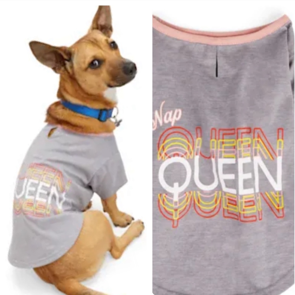 NWOT Youly Nap Queen Dog T-shirt XS
